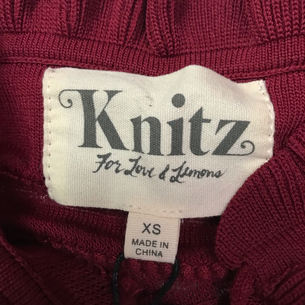 For Love and Lemons Knitz Rivington Crop Ruffle Top - Picture 4 of 7